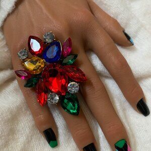 Colorful Flower Ring